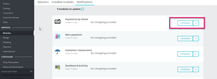 Via your customer account: